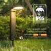 JOFIOS Solar Pathway Lights 2 Pack with Warm White and