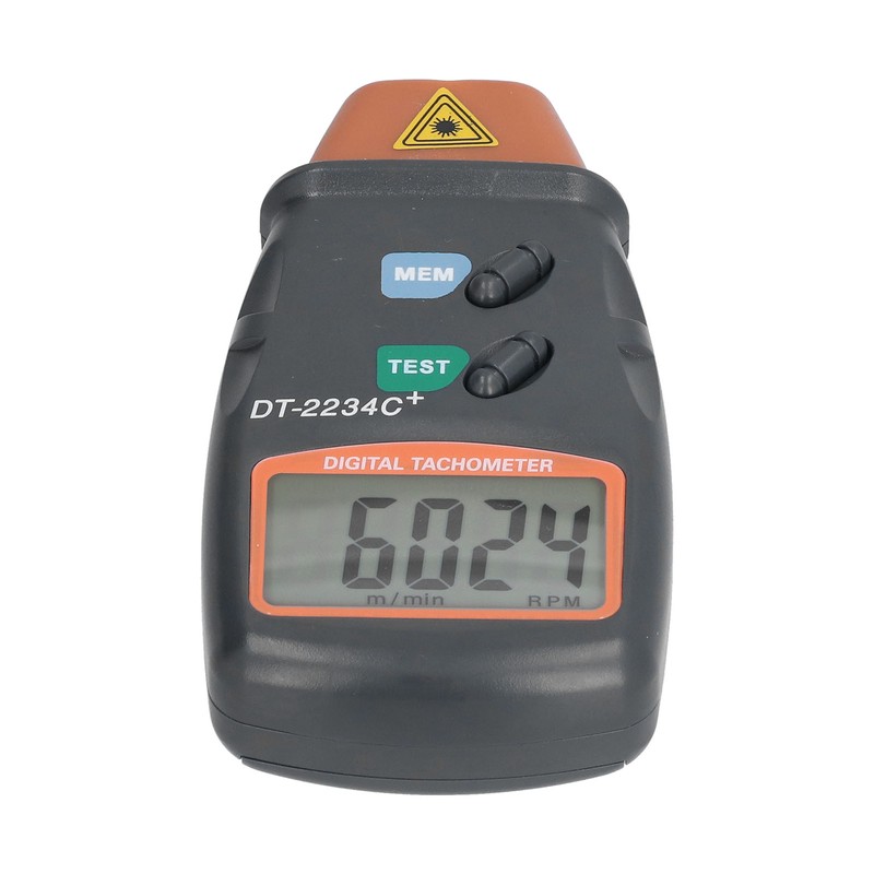 DT2234C+ Digital Laser Tachometer High Accuracy Non Contact Speedometer for