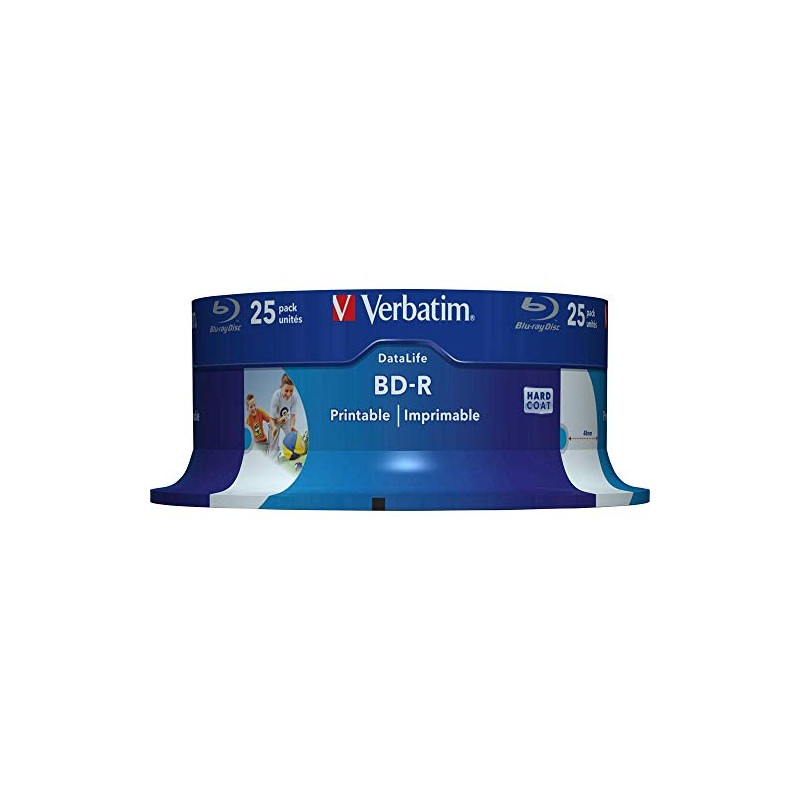 Verbatim 43811 – BD-R 'Datalife 25 GB 6x Pack of