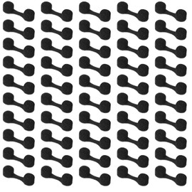 ElevateTech 50Pcs Nose Plug Filter, Disposable Nose Filter Sponge Dust Filters for Allergies and Dust for Women Men Sunless Spray Tanning Outdoor DustConstruction Areas (Black) (Black)