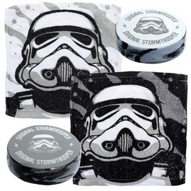 Puckator The Original Stormtrooper Compressed Travel Towel - Backpacking Traveling Essentials Essential - Hangover Kit Holiday Travel Camping Must Haves Accessories Mini Face Expandable Towel Towels