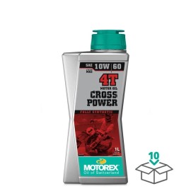 MOTOREX Cross Power 4T 10W60 JASO MA2 Engine Oil, 1 Liter