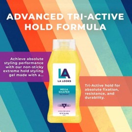 L.A. LOOKS Styling Gel Mega Mega Hold, 20 oz