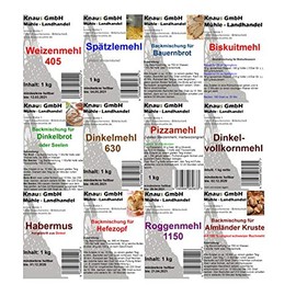 Buckwheat Flour 500 g Whole Grain Flour from Buckwheat Gluten Free Cooking Baking Flour