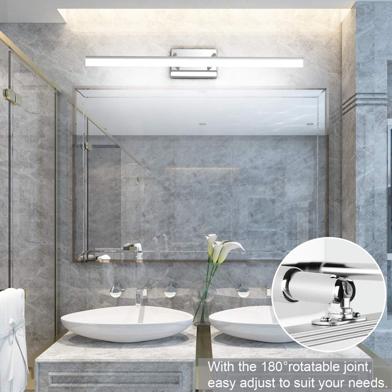 Aipsun 31.5 inch LED Vanity Lights Adjustable Bathroom Vanity Light