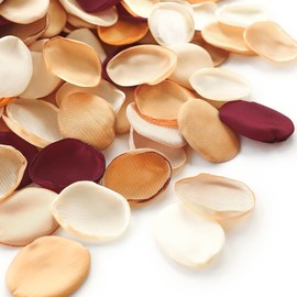 Floroom 300pcs Silk Rose Petals Chic Terracotta Flower Petals Burnt Orange for Wedding Flower Girl Basket Aisle Scatter Dinner Table Centerpieces Party Confetti Bridal Shower Romantic Night Decoration