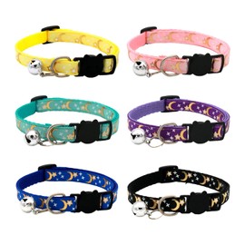 NIDHFG 6 Pieces Pet Collars, Cute Collars, Adjustable Collars, Durable Collars, Pet Supplies.