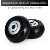 LBTOEM 50mm Set of 4 Luggage Suitcase Replacement Wheels Rubber
