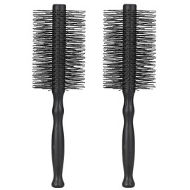 PERFEHAIR Large Round Hair Brushes for Women - 2-Pack, Gentle Nylon Bristles for Blowouts, Styling & Curling, Ideal for Medium to Long Hair