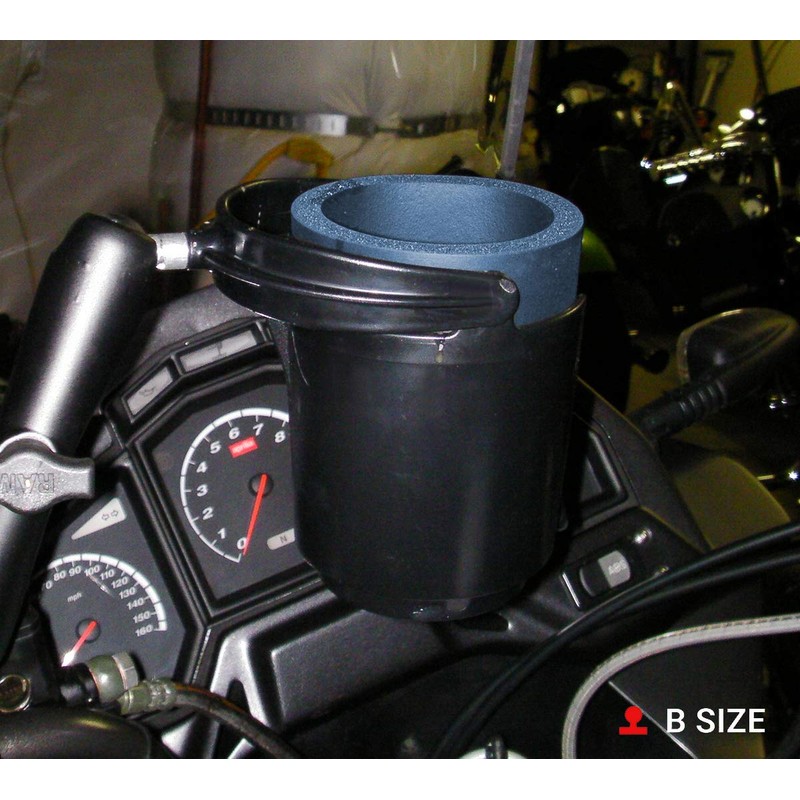 Ram Mount Self-Leveling Cup Holder with 1-Inch Ball and Cozy,