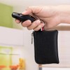 ZENSE - Black Leather Wallet & Keyring ZA0011, black