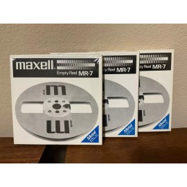 Maxell MR-7 Metal Empty Reel 18 cm (7") - ORIGINAL(1) - Made in Japan .