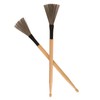 2Pcs Drum Stick Brush Wood Retractable Wire Combination Musical Instrument