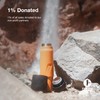 EcoVessel Stainless Steel Flask with Removable Shot Cup, Vacuum Insulated