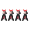 4PCS Mini Jack Stand Adjustable Aluminum Alloy Scale Jack Stand