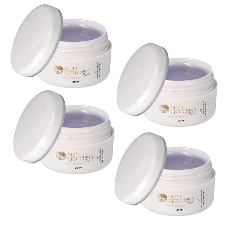 UV Classic Versiegelungsgel Klar 4 x 30ml - UV Finishgel