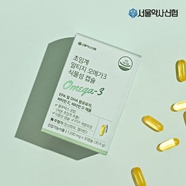 Seoul Pharmacist Credit Union Supercritical Altige Omega-3 Vegetable Capsule 1 030mg 30 Capsules No Option / 서울약사신협 초임계 알티지 오메가3 식물성 캡슐 1 030mg 30캡슐 옵션없음