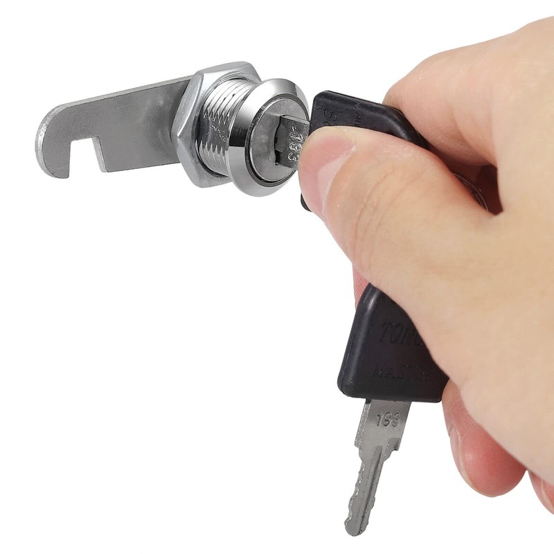 Bohaner 4 x16mm Cabinet Locks Security Mailbox Locks Keyed Cylinder