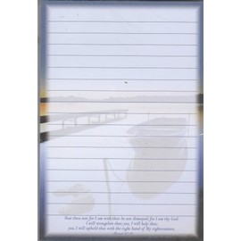 Heartland 57016 Righteousness Isaiah 41:10 Lined Notepad 4-3/8 Inch x 6-3/8 Inch with Scripture