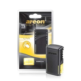 AREON ACB06 Car Perfume Luxury and Elegant 0.27 oz Car Freshener Vent Clip, Vanilla Scent