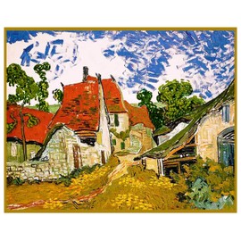 Orenco Originals Village Road in Arles France Vincent Van Gogh Counted Cross Stitch Pattern