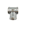 4Pcs Galvanized Pipe Fittings Single Socket Tee Steel Pipe Pipe