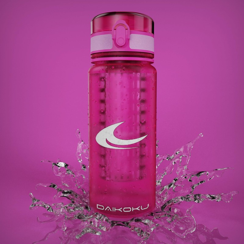 Daikoku Sports Water Bottle, Size 1 Litre, BPA-Free, Pink