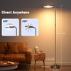SIBRILLE 36W LED Floor Lamp, Super Bright Standing Lamp, Modern