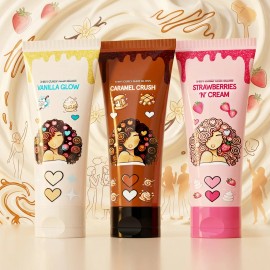 3 in 1 Curl Shine Cream Lightweight Moisturizer Hydrating Styling Milk Define Haircolor: Strawberry
