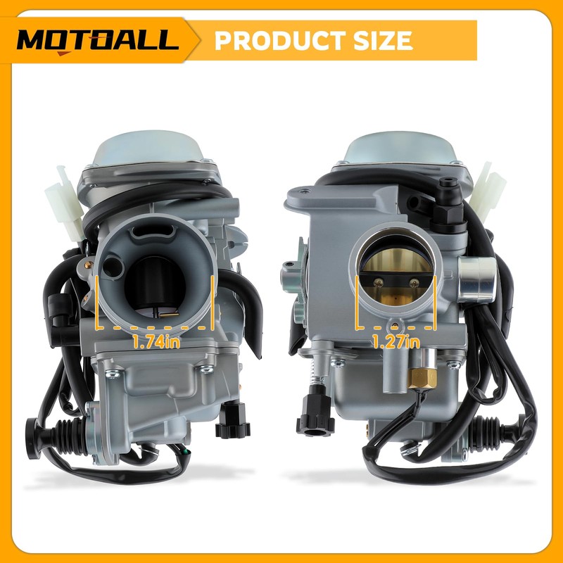 MOTOALL New TRX350 Carburetor for Honda Rancher 350 TRX350 350ES
