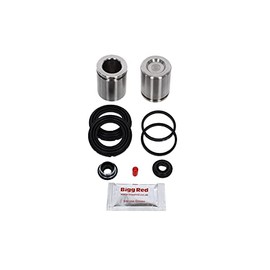Bigg Red - Front Left or Right Brake Caliper Repair Seal Kit & Pistons - Compatible with 300c