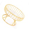 Countertop Fruit Bowl Multi Purpose Large Capacity Metal Wire Basket