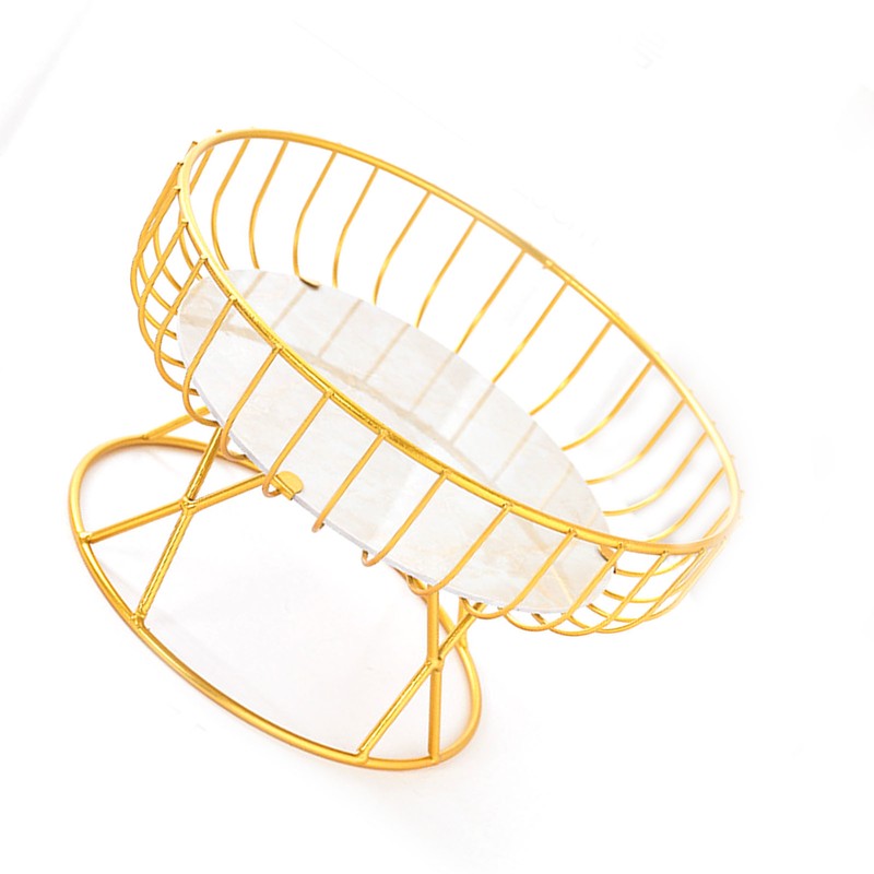 Countertop Fruit Bowl Multi Purpose Large Capacity Metal Wire Basket