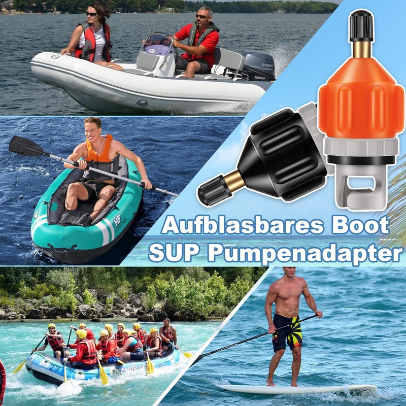 AHEJIOO Pack of 2 Sup Pump Adapter, Sup Adapter for