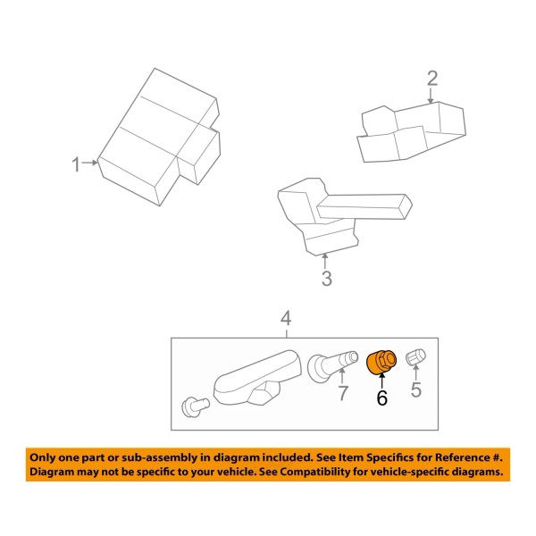 GM OEM 01-17 ATS Tire Pressure Monitor Components-Tpm