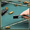 Jenaai 3 Pieces Brass Dog Training Clicker Necklace Signaling Cricket