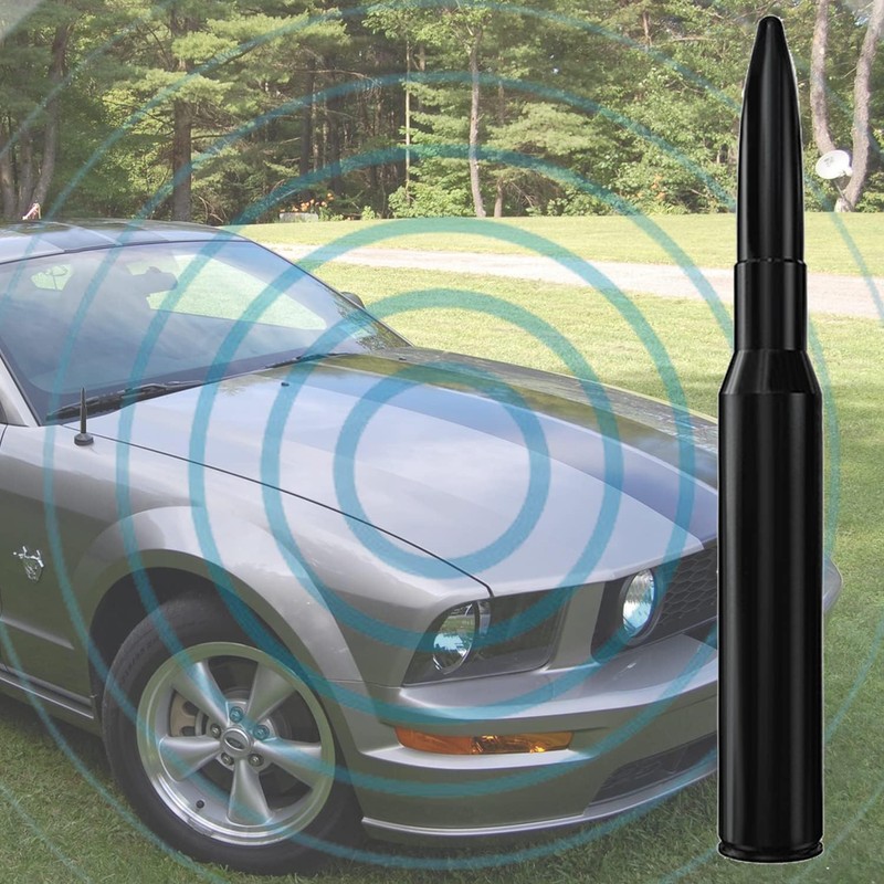 4 Inch Short Aluminum Antenna for Ford Mustang (1994-2009), Ford
