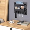 Bedside Shelf Wall Mount, Adhesive Bedside Shelf Accessories Organizer with