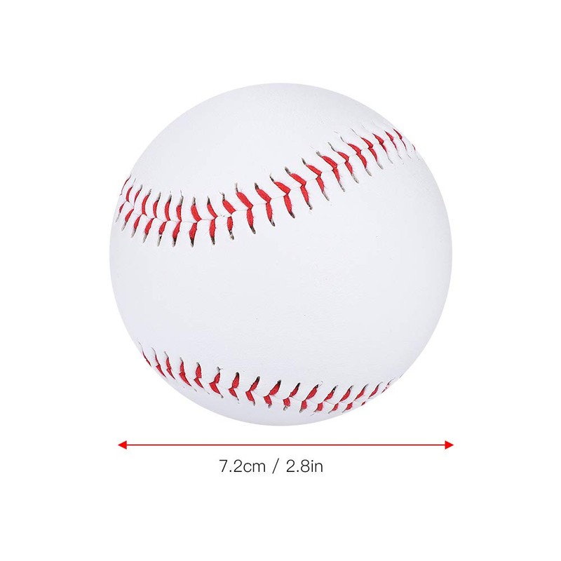 Cowhide Recreational Use Practice Baseballs, Reduced Impact Kids Safety Baseballs