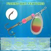 CAPASTEC Fishing Lures Spinner Bait, Efficient Spinner Baits Set with