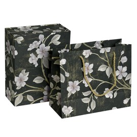 Luxury Gift Box with Magnetic Lid, Finished Size 9.8×7.9×4 In,Collapsible Rectangle Storage Box with Gift Bag for Wedding,Birthday, Party,Christmas,Graduation Gift