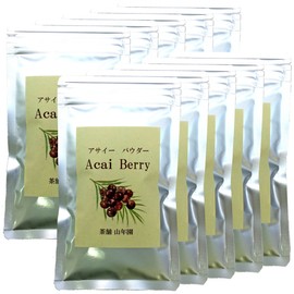 アサイーパウダー 粉末 40g×10袋セット 巣鴨のお茶屋さん 山年園