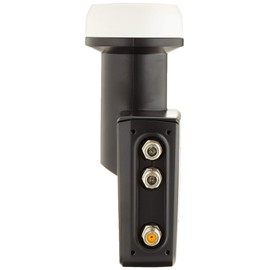 TechniSat Universal SCR 8+2 LNB - Single Cable LNB with Two Legacy Outputs (Satellite LNB with Weather Protection Housing, 40 mm Feed Receptacle) Black