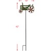 Sunset Vista Designs Rustic Garden Decor Outdoor Tractor Garden Stake,