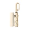 Carabiner 3-Fold Automatic Umbrella UV Block with Blackout Canopy