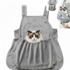 Cat Apron Carrier, Pet Sleeping Bag, Kitten Hands-Free Soft-Sided Carrier