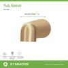 Symmons 067-BBZ Dia Non-Diverter Tub Spout in Brushed Bronze Large