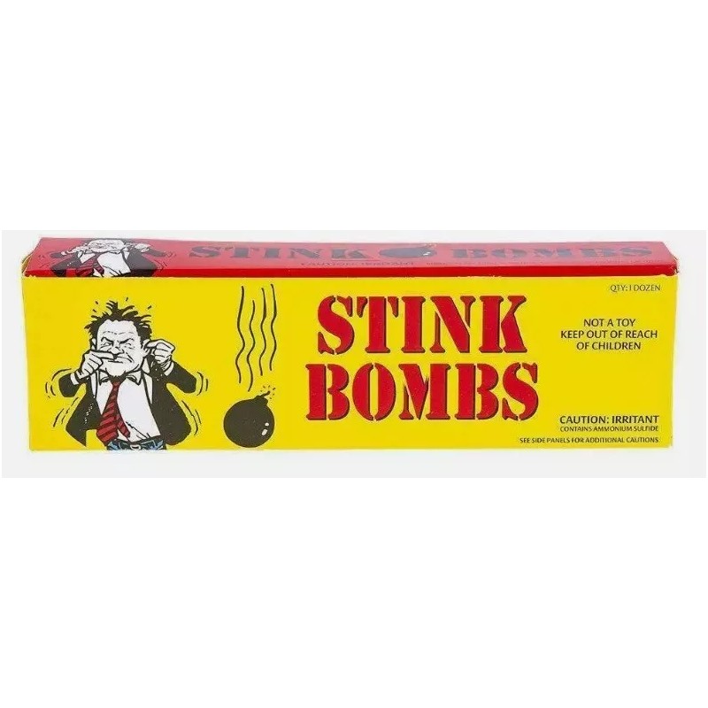 The Gag 36 Stink Bombs - Glass Vials Rotten Eggs