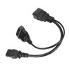 IEC320 C13 and to IEC320 C20 Power Cord IEC320 C13