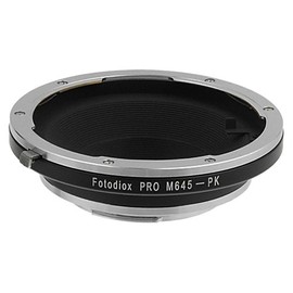 Fotodiox Pro Lens Mount Adapter, for Mamiya 645 Lens to Pentax K-Mount (PK) DSLR Cameras